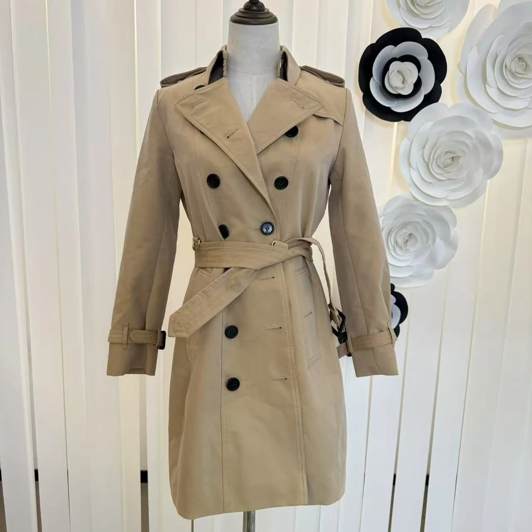 99新 BURBERRY/博柏利 海囤/巴宝莉风衣/uk8码/ST79356