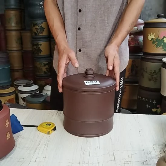 茶杯紫砂正品茶叶罐两斤装素面款033