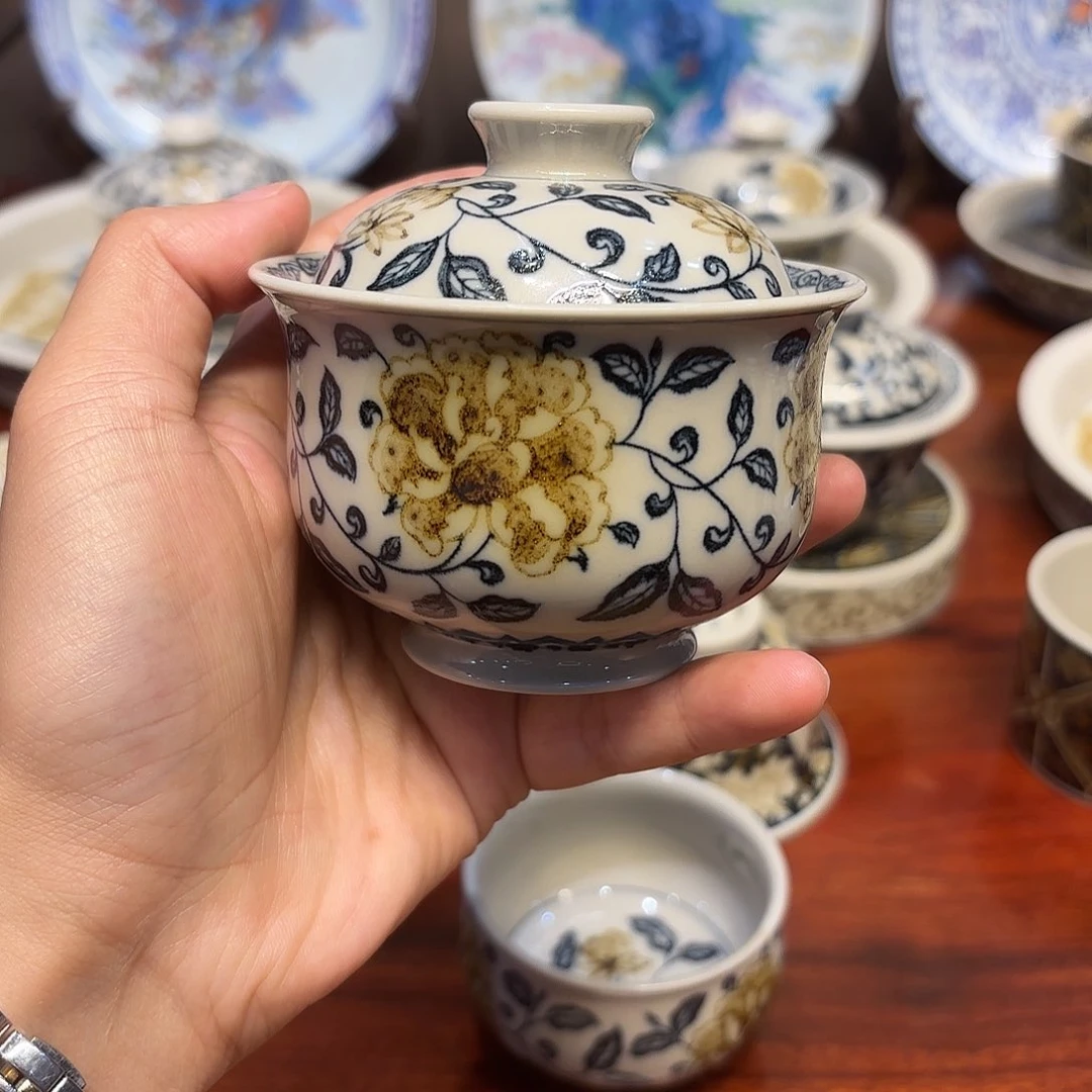 瓷片景德镇手绘茶具
