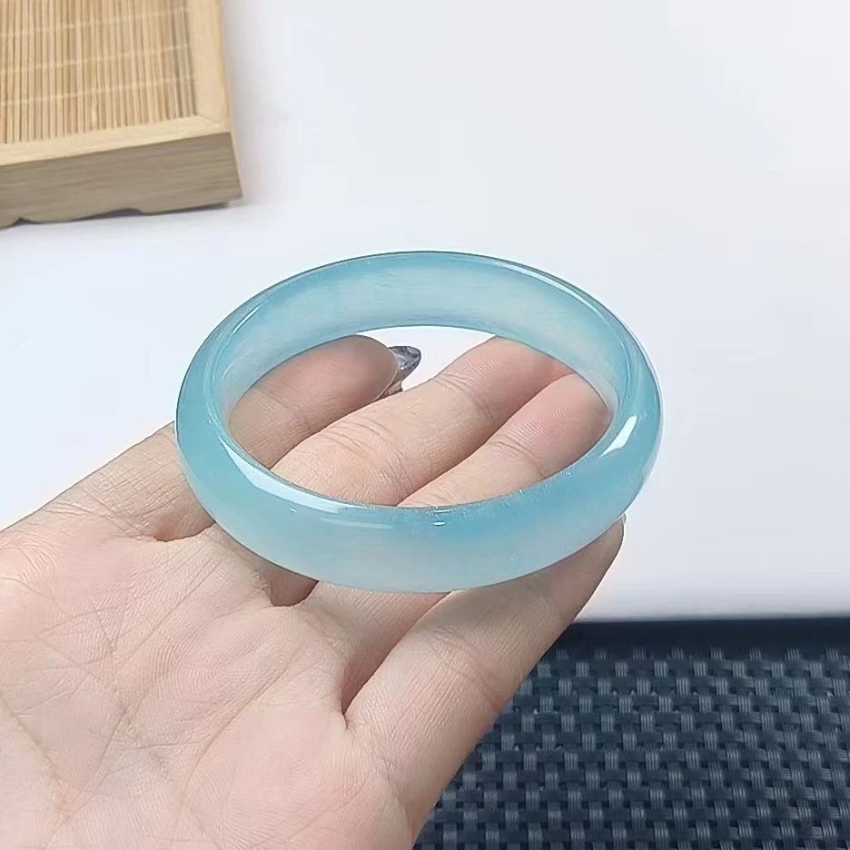 （聚宝严选）蓝系冰手镯妈妈款时尚百搭气质精美小众精致奇石