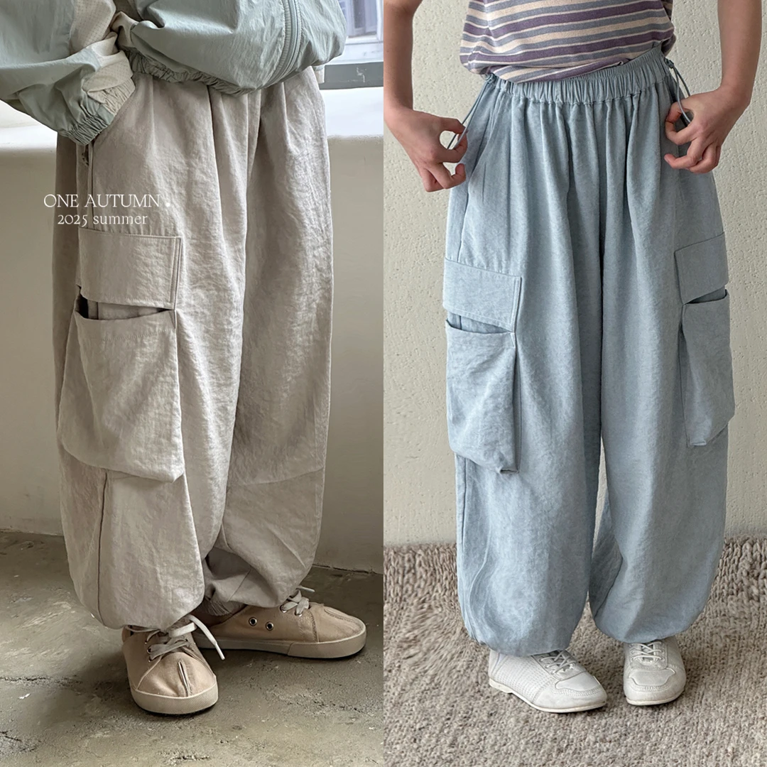 现货「麦麦秋.MAIMAIQIU」【我行我裤】画家裤工装束脚裤女夏【CP228】