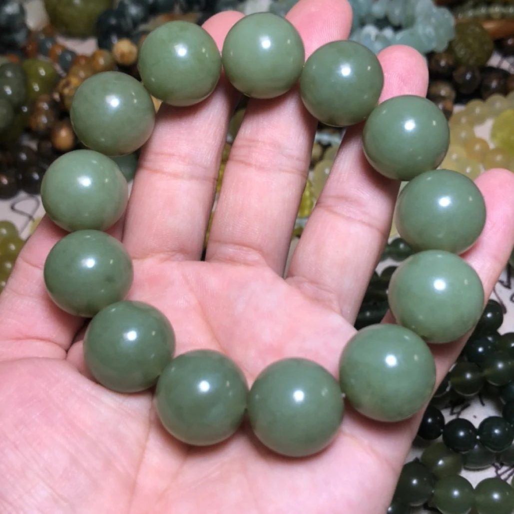 蓝手串大颗粒18.8mm左右