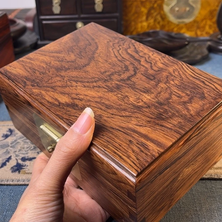 贡木印尼黄花梨首饰盒