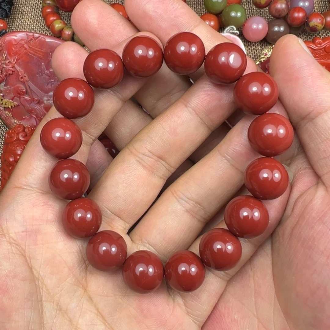 南红玛瑙手串未镶嵌