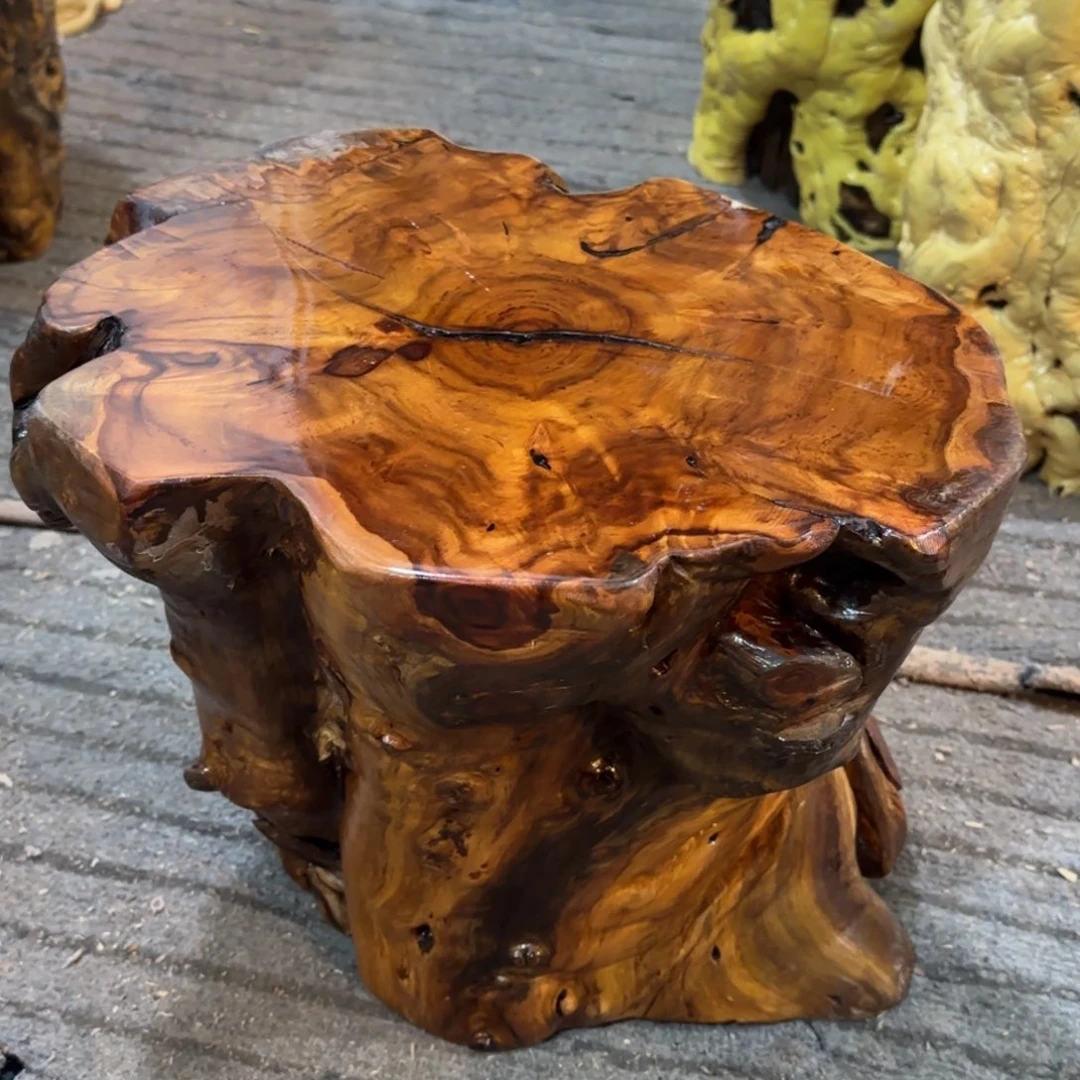 用***5龙纹鸡心枣木手工艺品