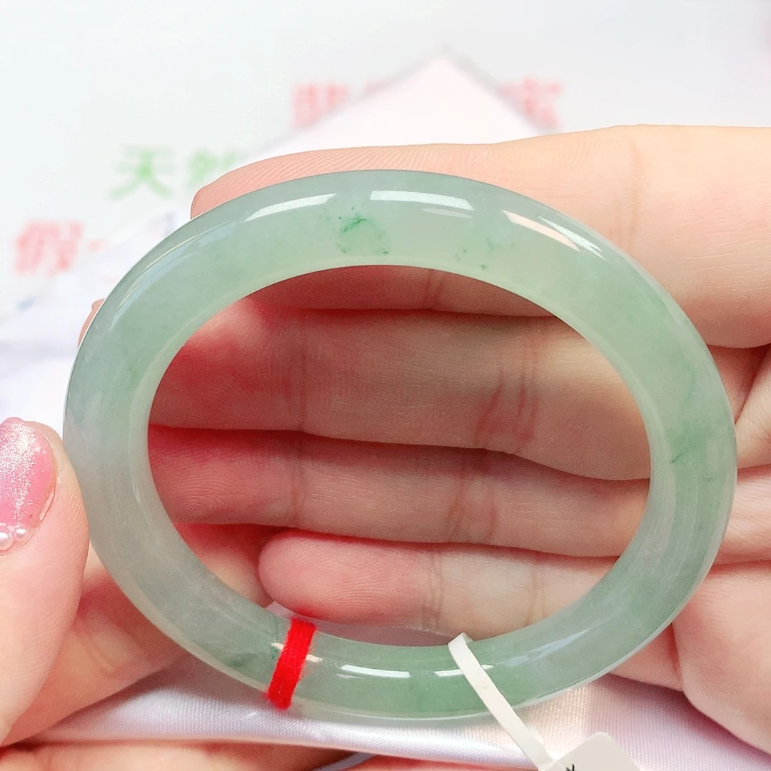 翡翠未镶嵌手镯天然缅甸翡翠A货577