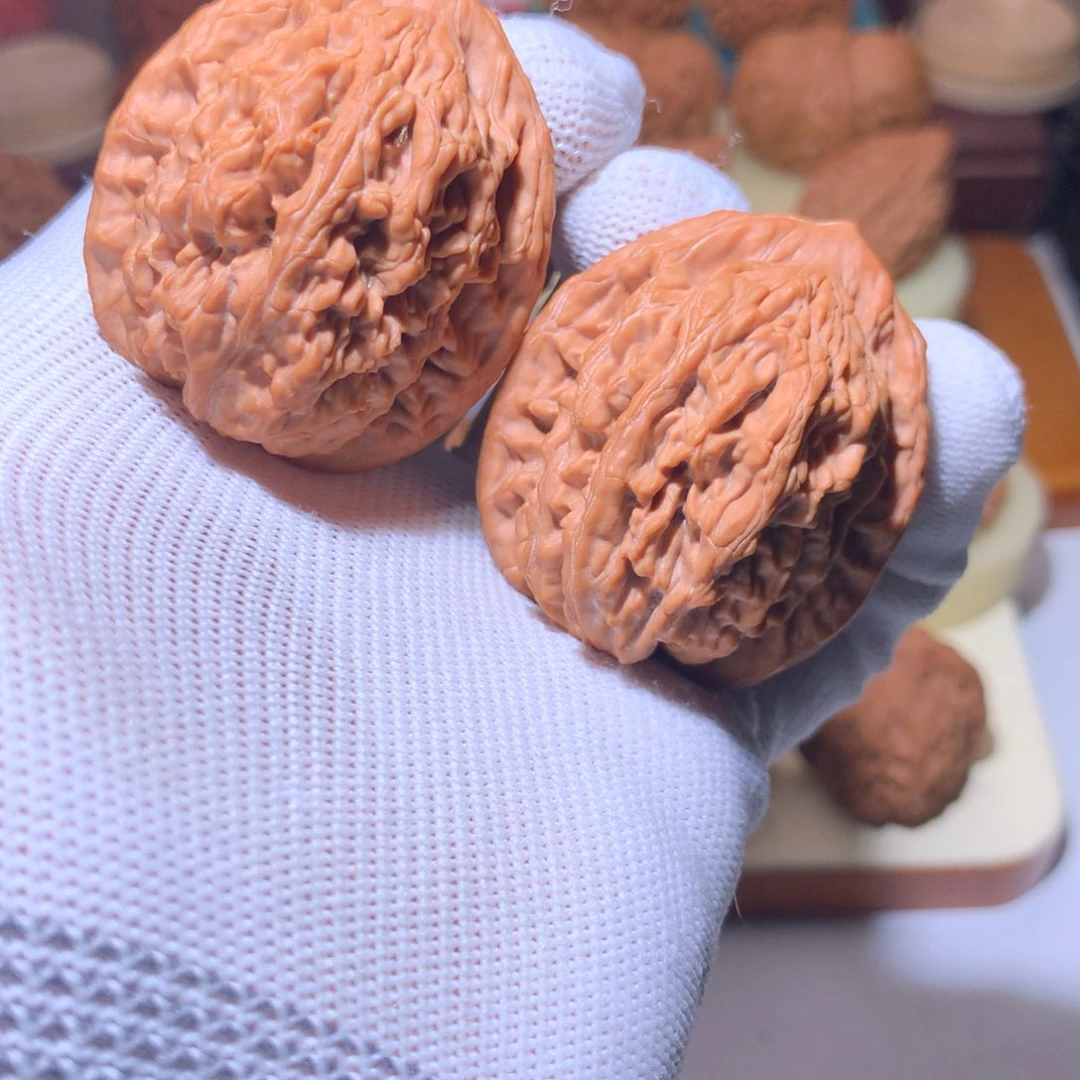 文玩核桃把件全品虎头