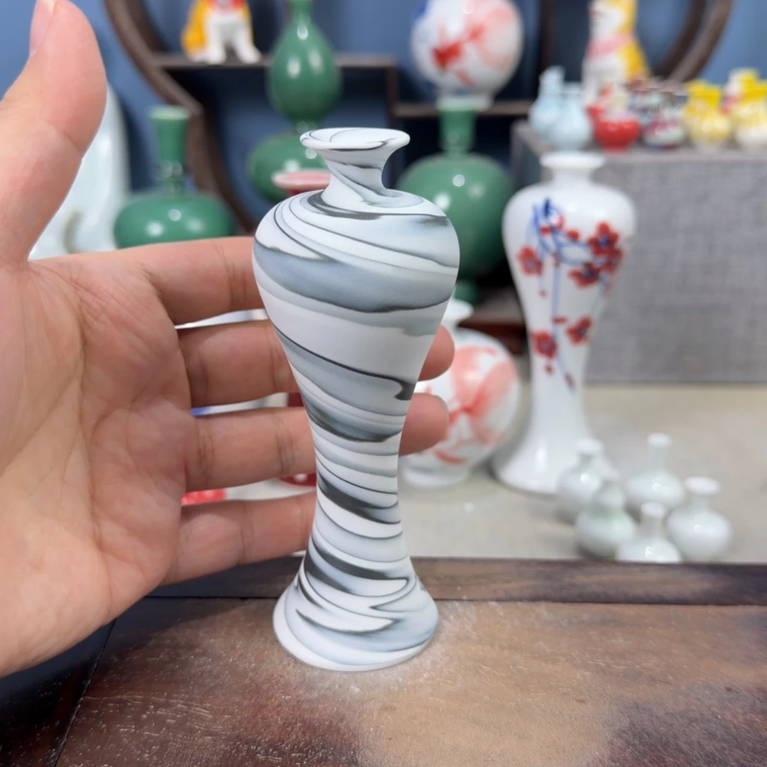 陶瓷手工小花器摆件