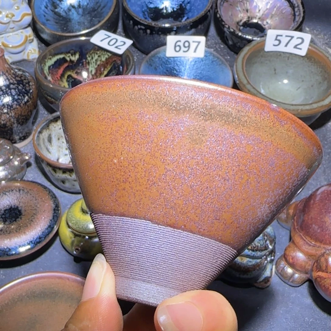 茶盏向*走福建盏茶器斗笠