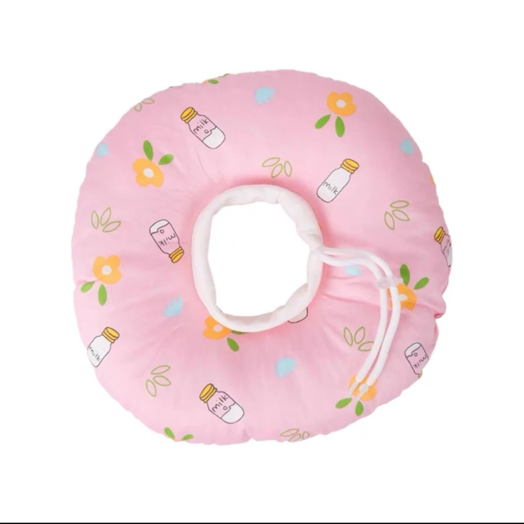 伊丽莎白圈 粉色 军绿色 XS码 棉布舒适款 宠物用品 猫咪用品 狗