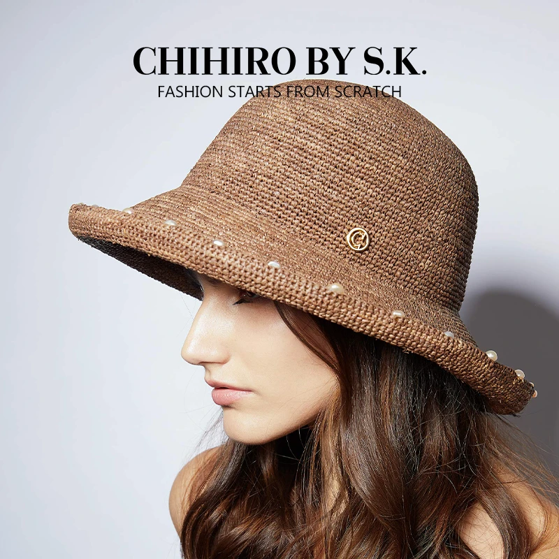 CHIHIRO新帽馆间隔镶边盆帽CA1PM81057