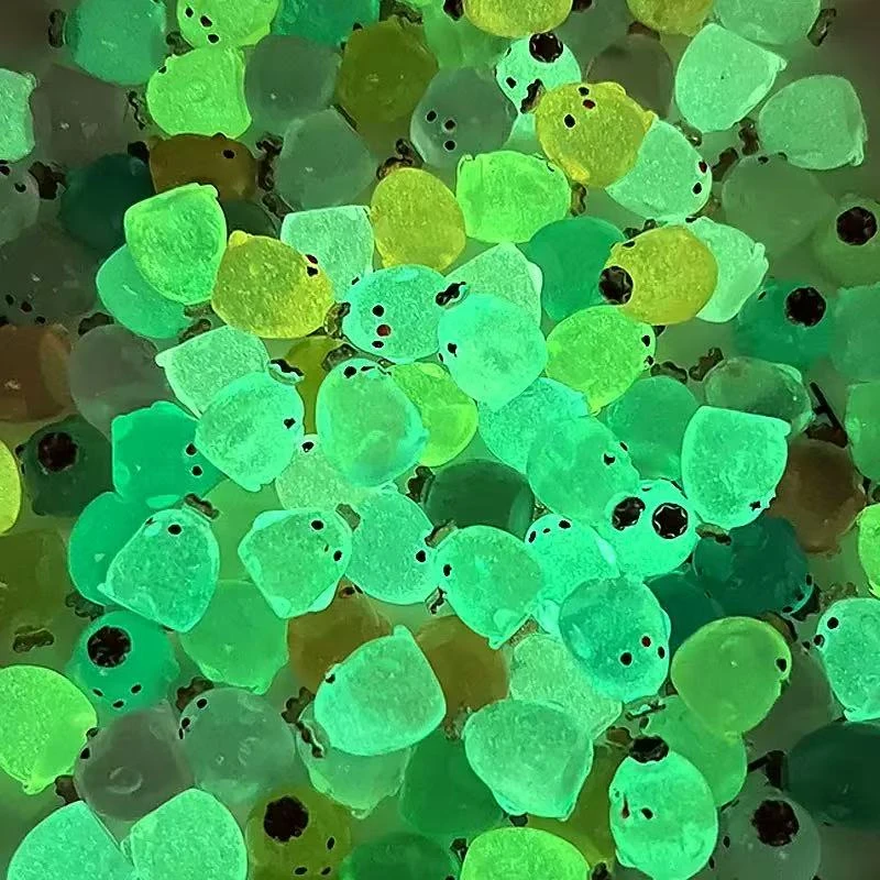 【对对碰+许愿】可爱夜光皇冠迷你小鸡树脂配件diy饰品钥匙扣挂坠