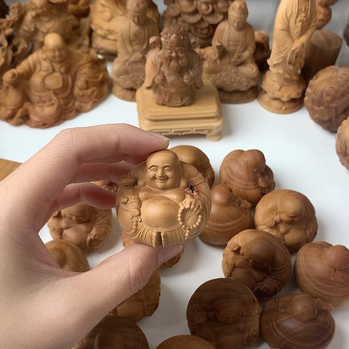 无事牌檀香木檀香一团和气瑕疵