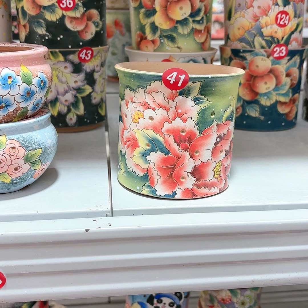 紫砂花盆水*儿手工花盆默认微瑕