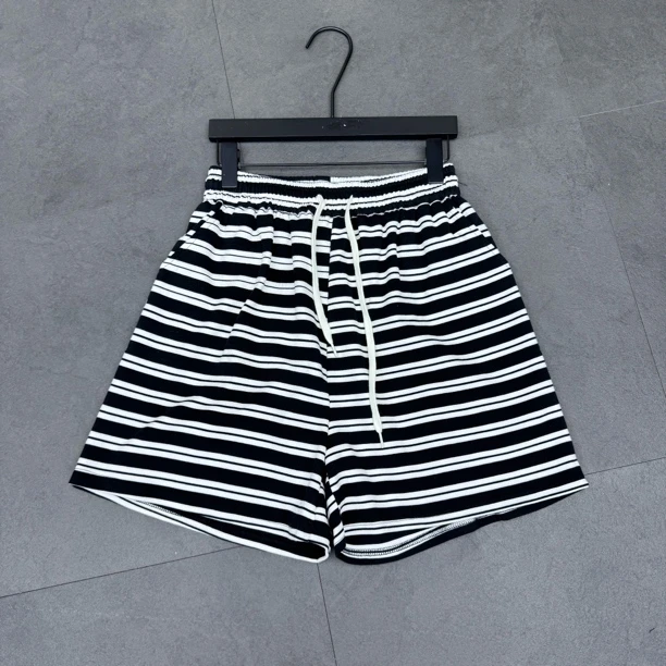 夏日美系条纹五分女时尚短裤2008