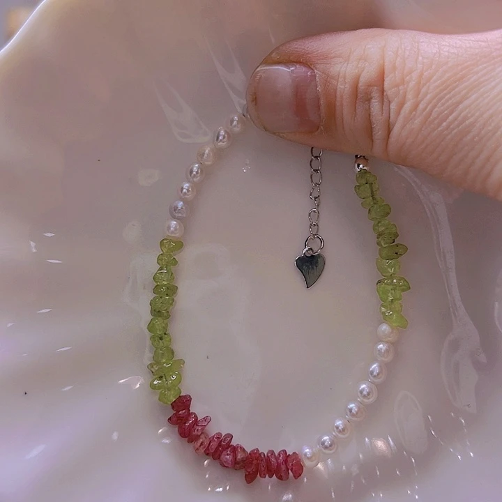 淡水珍珠手绳合金