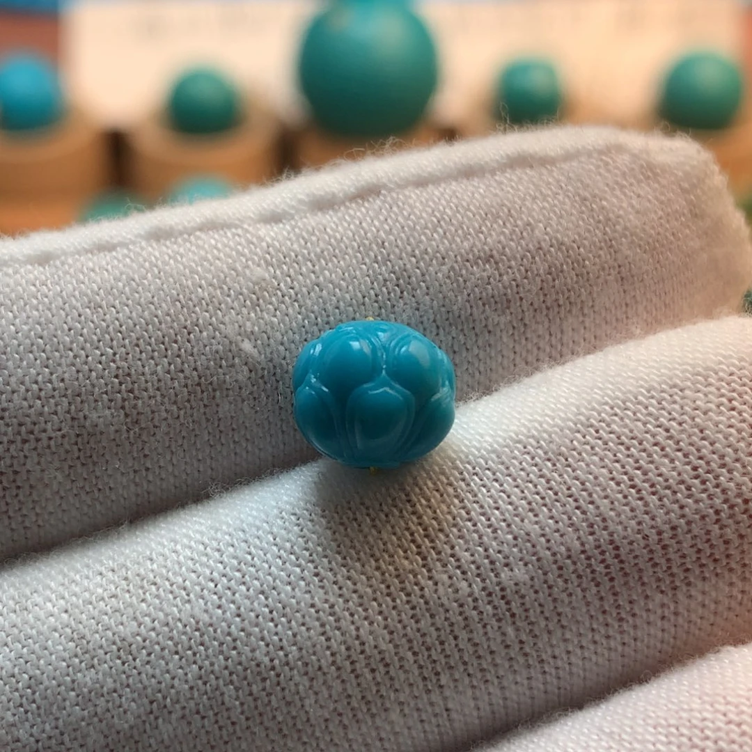 绿松石未镶嵌挂件8.6m