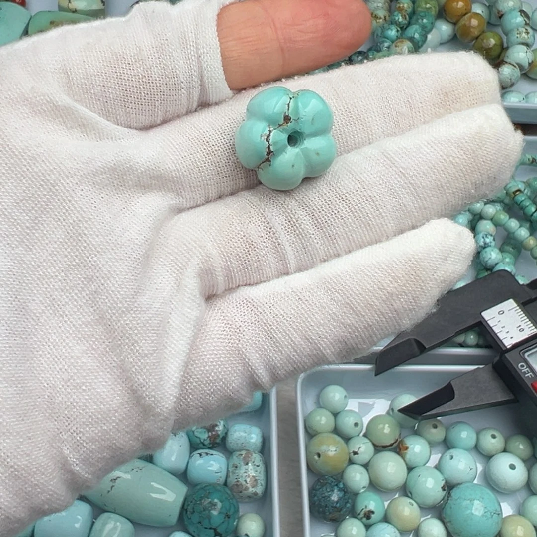 未镶嵌绿松石南瓜珠