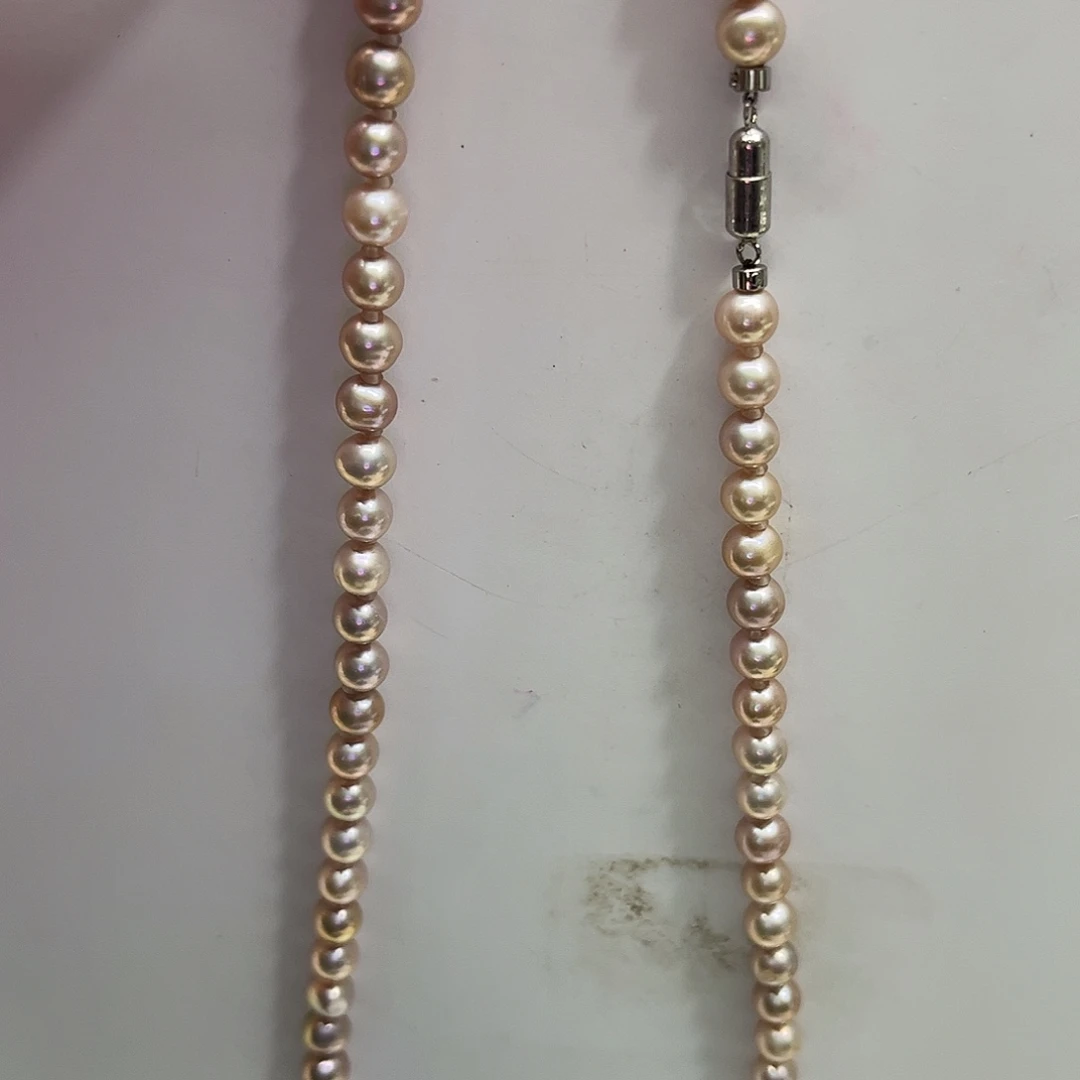 颈饰淡水珍珠银S925镶嵌