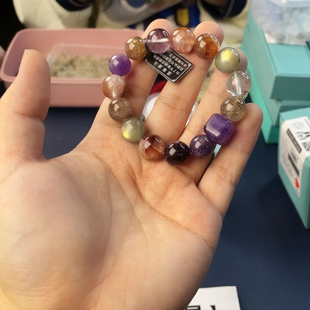 银S925镶嵌水晶手链