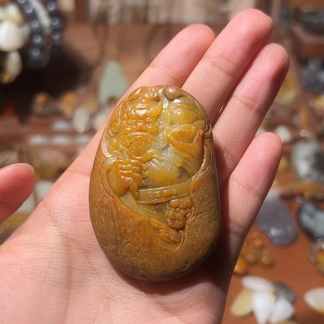 和田玉颈饰未镶嵌