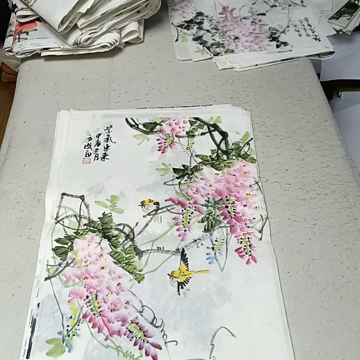 国画松**梦国画花鸟花鸟国画