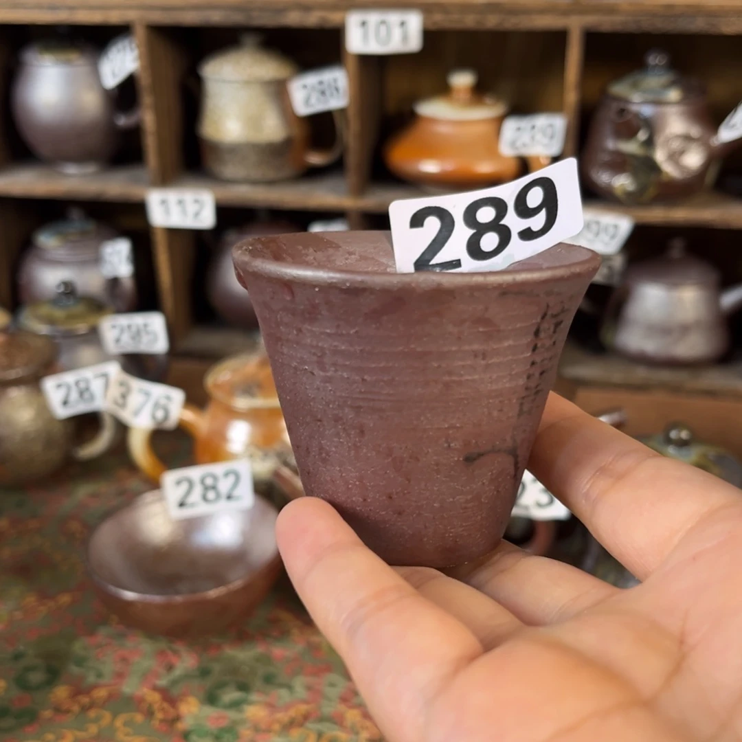 摆件柴烧茶器主人杯