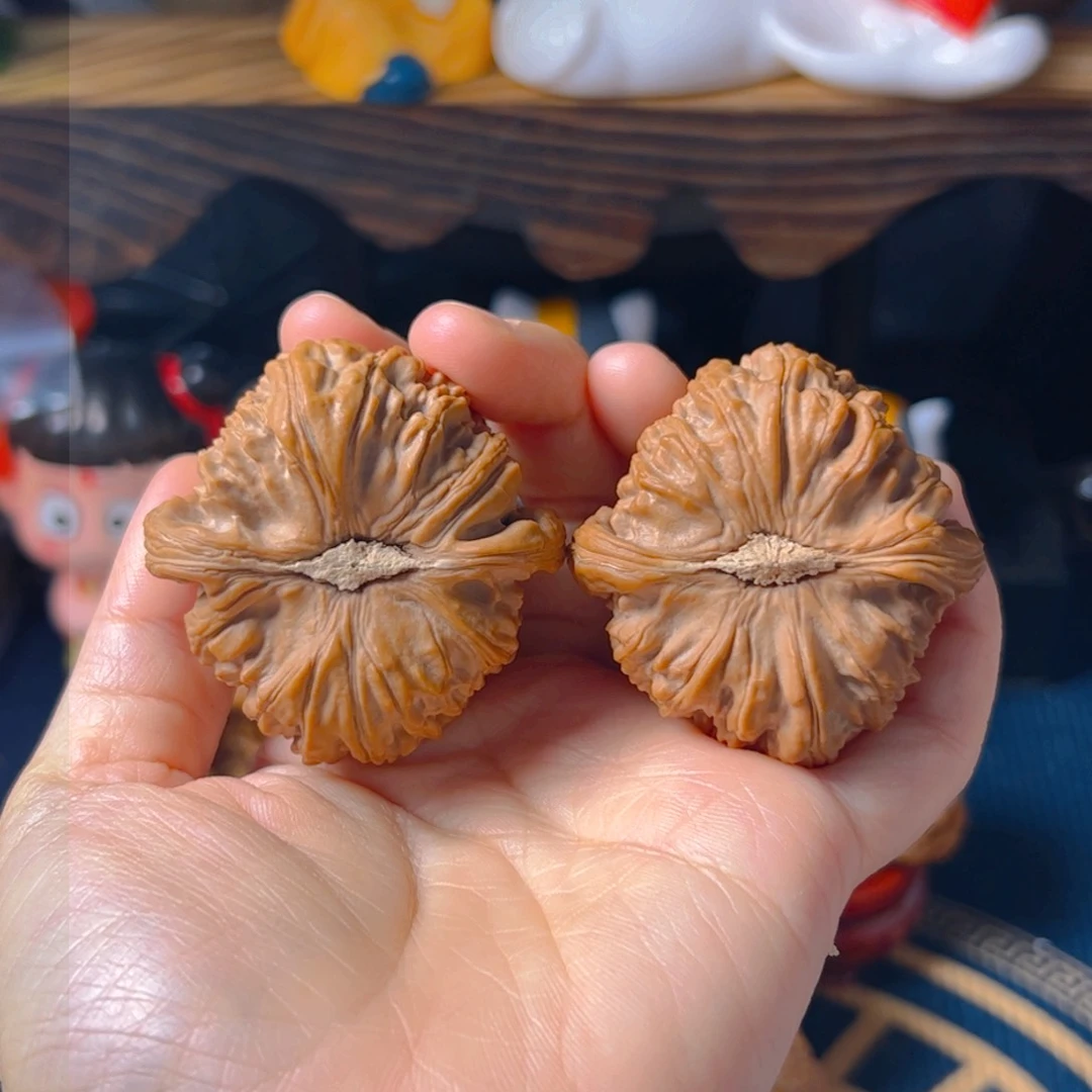 文玩核桃把件白狮子44