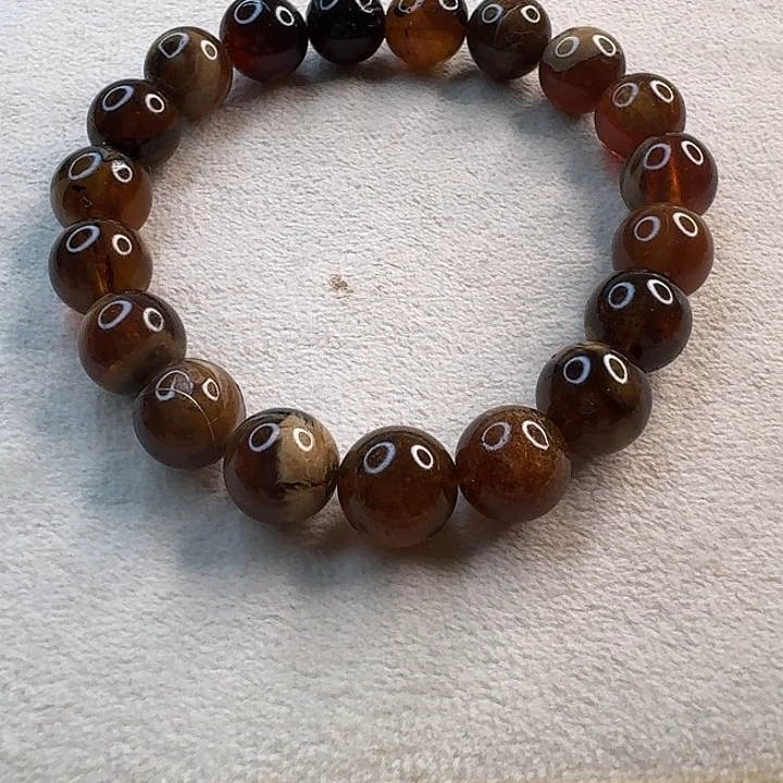 琥珀未镶嵌裸石琥珀手串