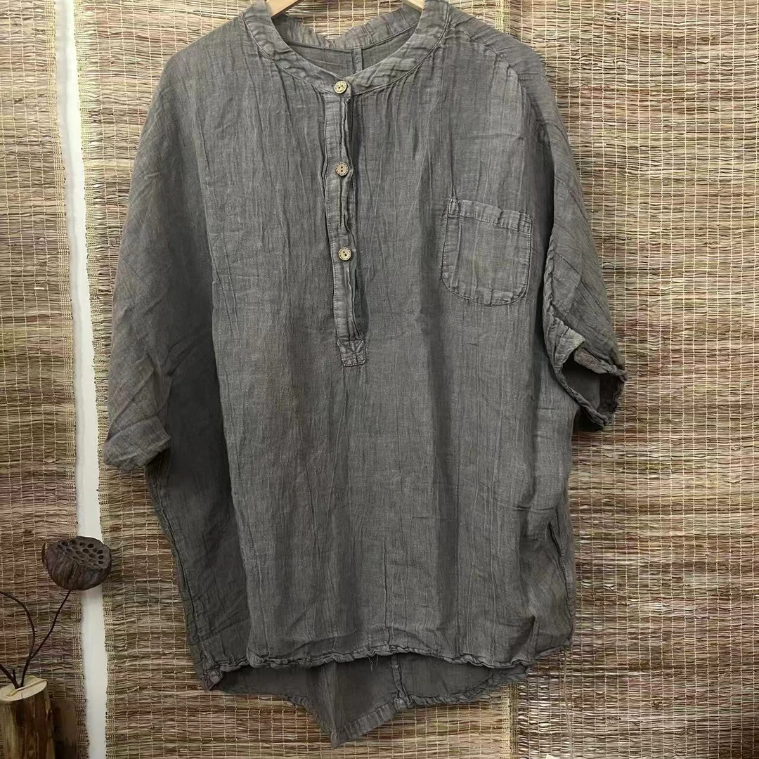 QXX 711 新款夏季炒色短袖时尚百搭T恤（衣长75胸围150）