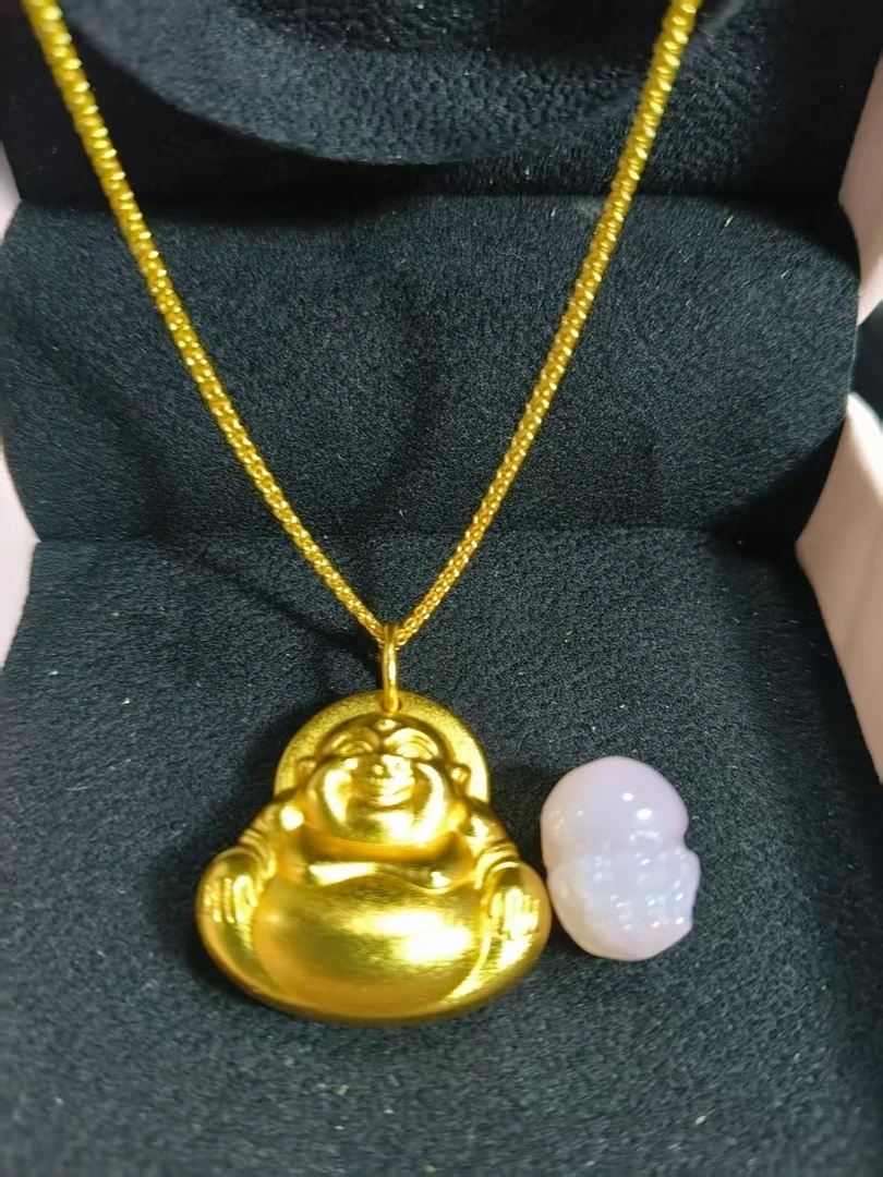 S016玛瑙精工大肚佛项链挂件【多样性发一】