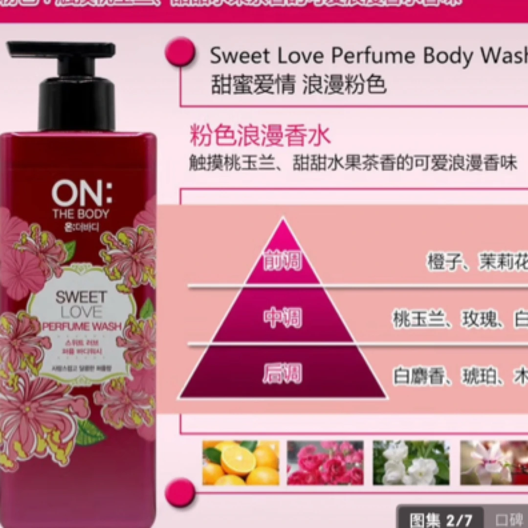 韩国LGON沐浴露持久留香500 ml