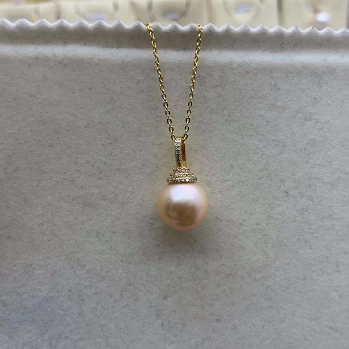 合金淡水珍珠颈饰