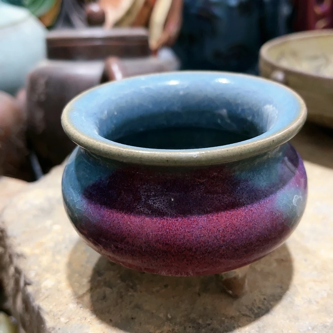 瓦当摆件摆件茶的陶瓷