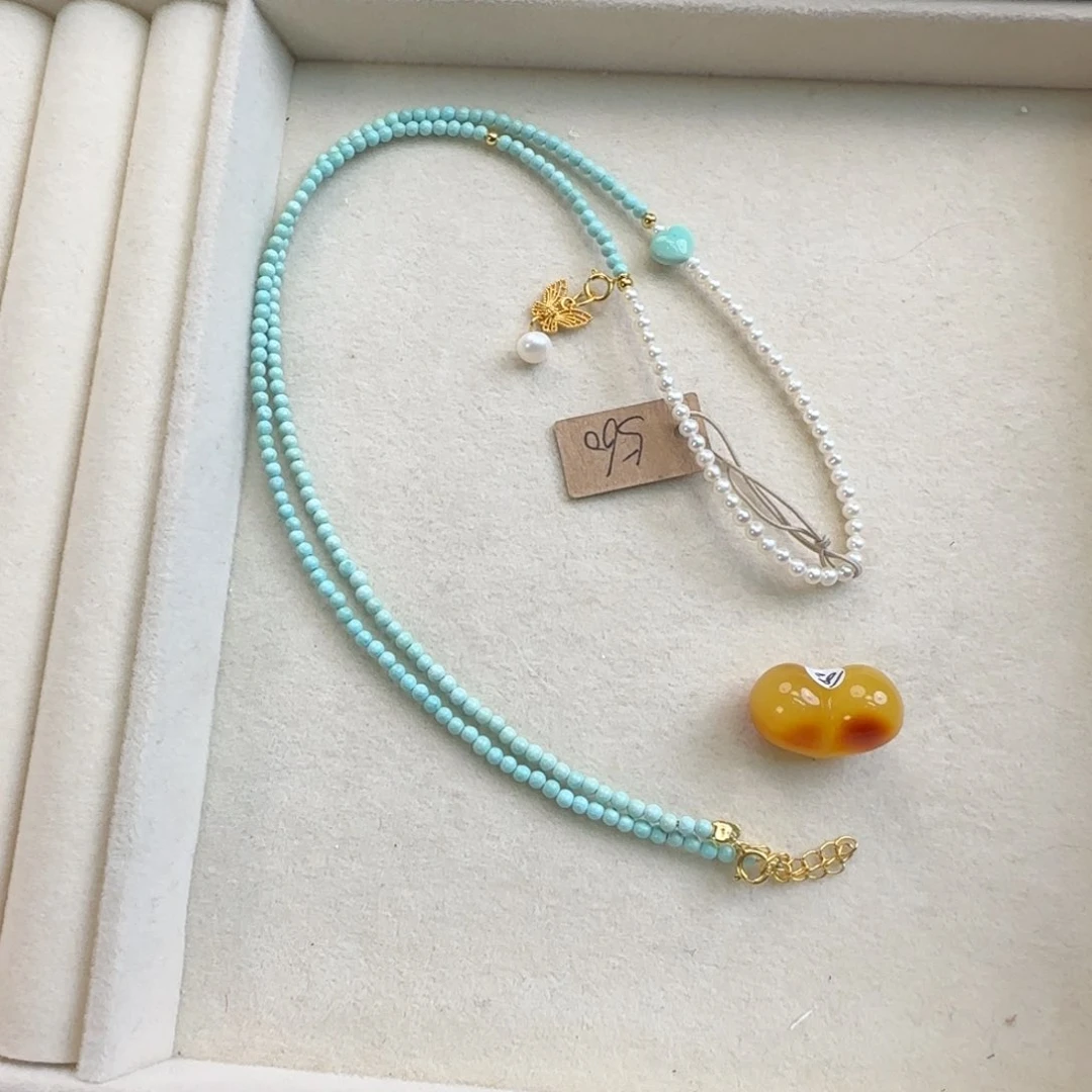 琥珀颈饰未镶嵌琥珀