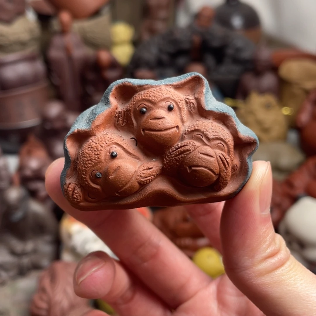 紫砂茶宠紫砂瑕疵