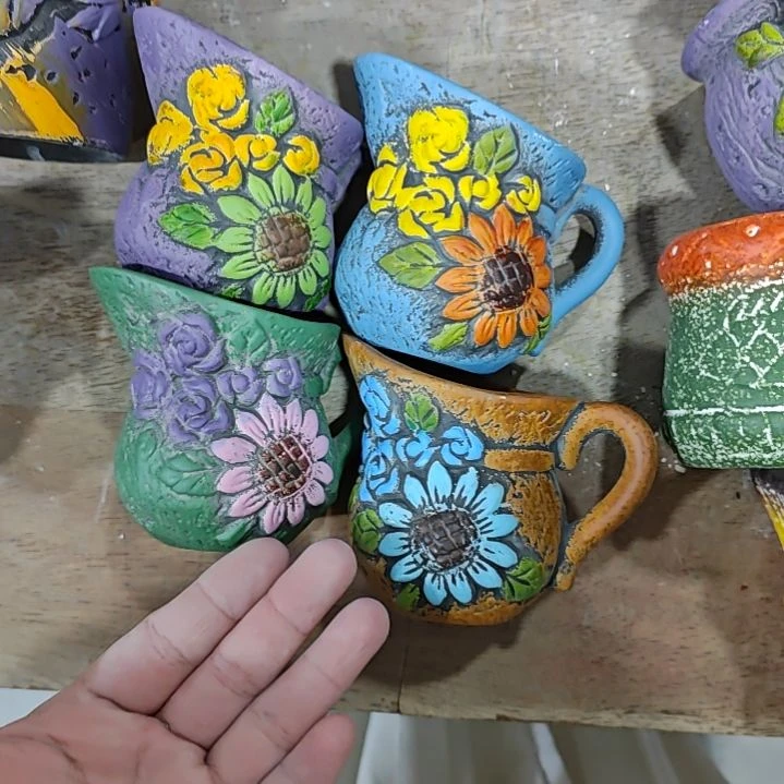 红陶吸水透气的白陶花盆凑满12发货