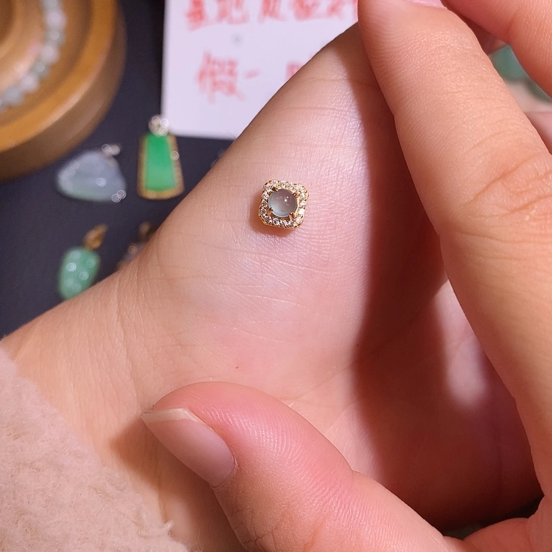 翡翠银S925镶嵌颈饰