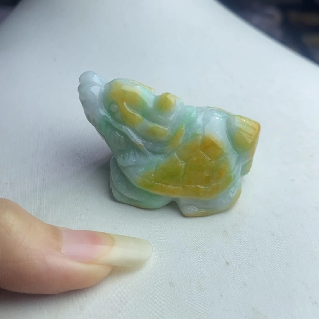 颈饰未镶嵌翡翠龙龟