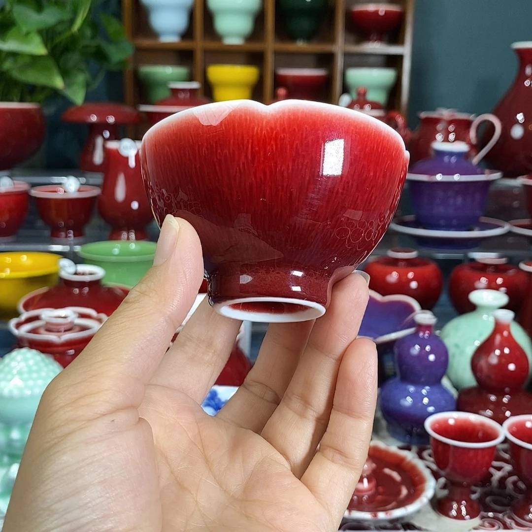 景德镇浅行郎红手工，福利微瑕