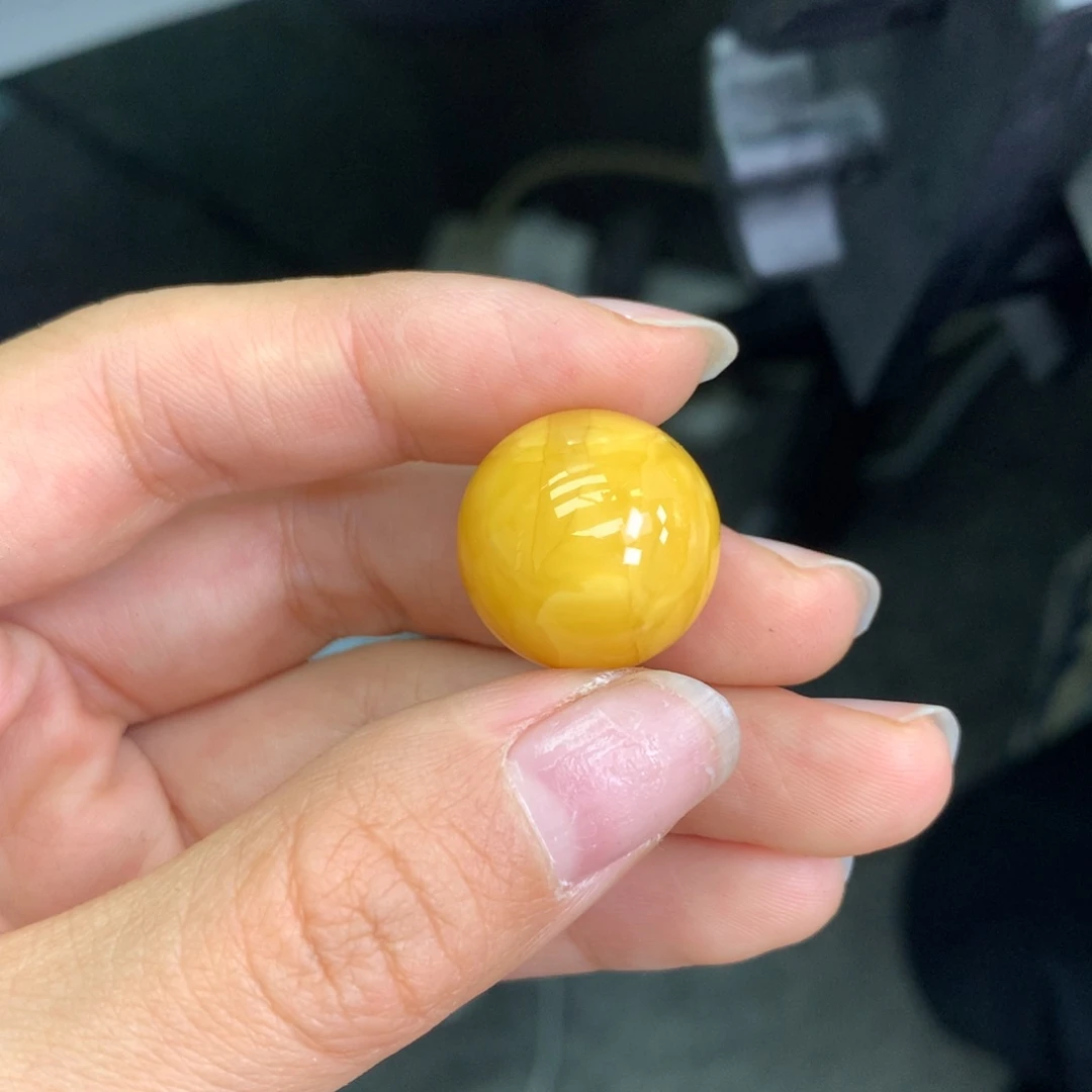 琥珀未镶嵌珠宝奇石18.4mm