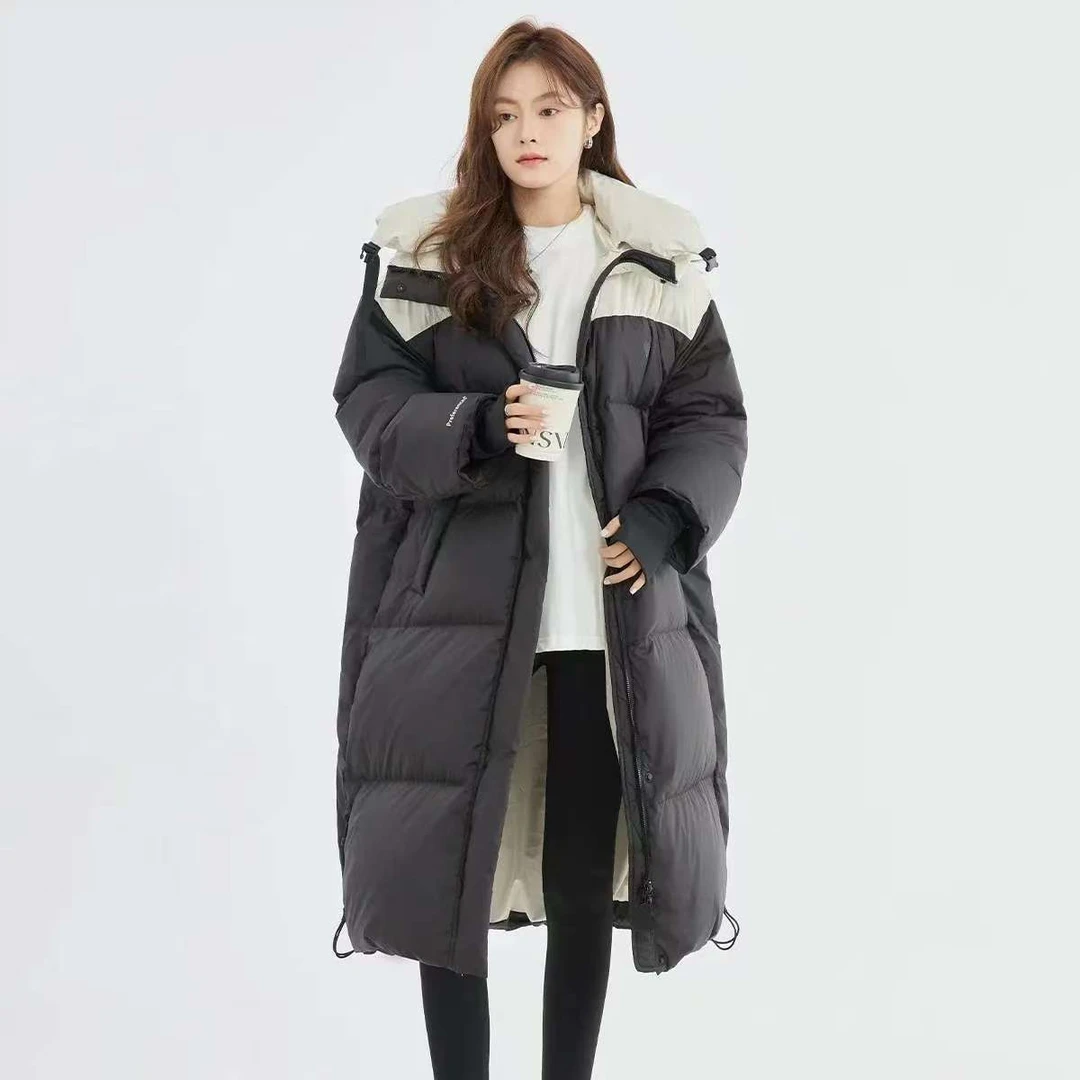 [ZC]新款中韩版拼色羽绒棉服冬季韩版宽松加厚情侣棉衣外套【015】