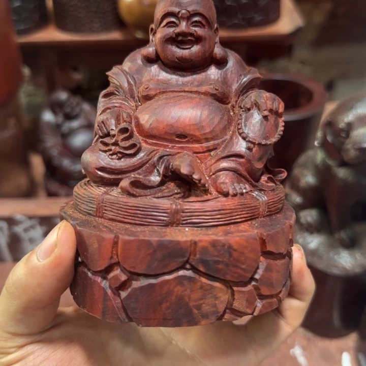 木印度小叶紫檀摆件