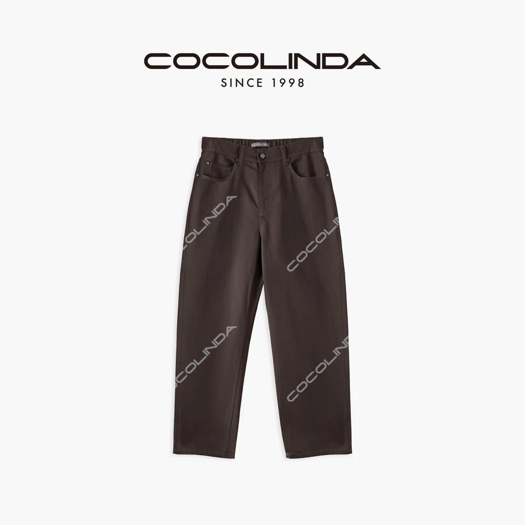COCOLINDA | 100%棉四色窄版休闲裤P3289