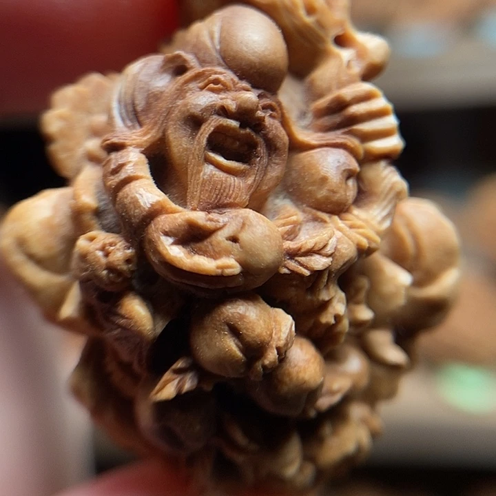 纯手工圆雕福禄寿星