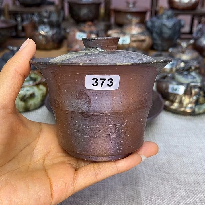 裸柴烧陶瓷手工茶器