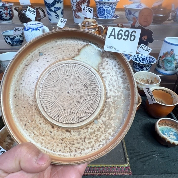 摆件696景德镇手工柴烧茶器