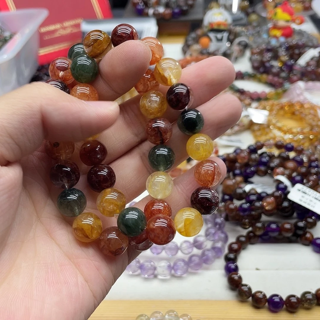 未镶嵌手链水晶多样性发货发一条