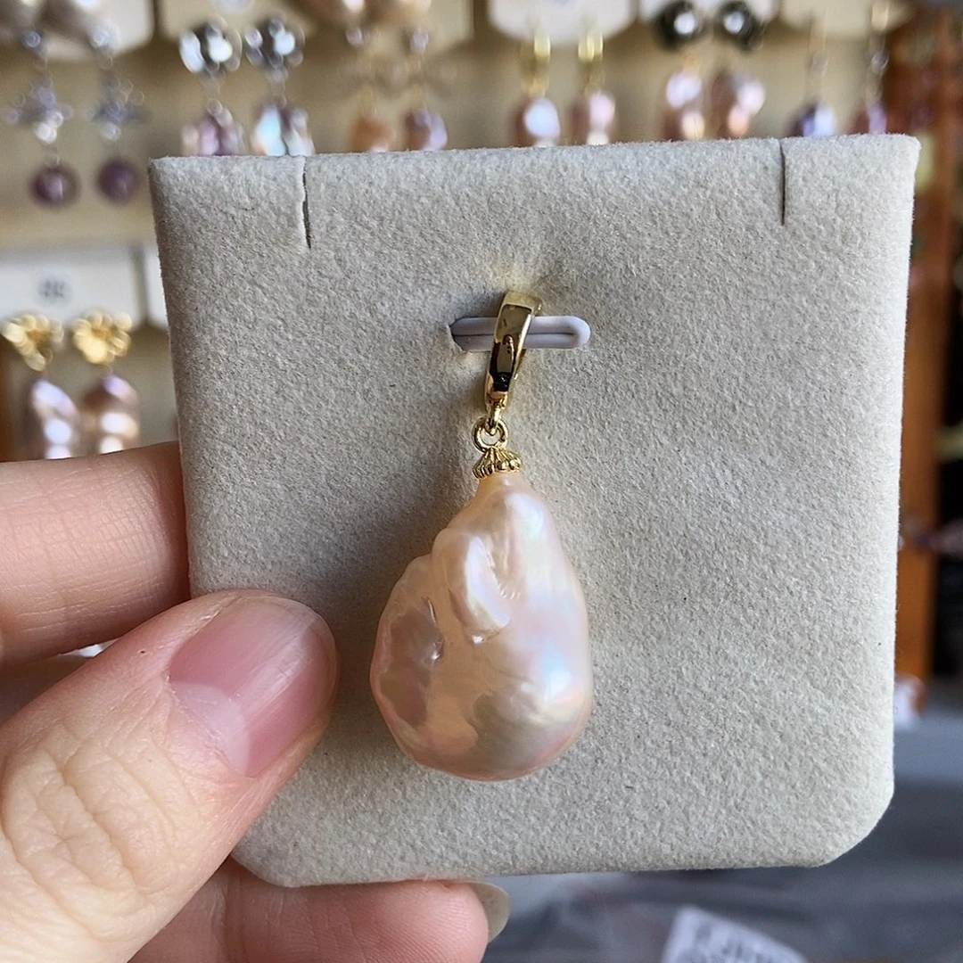 淡水珍珠合金吊坠(不含链)特价4053