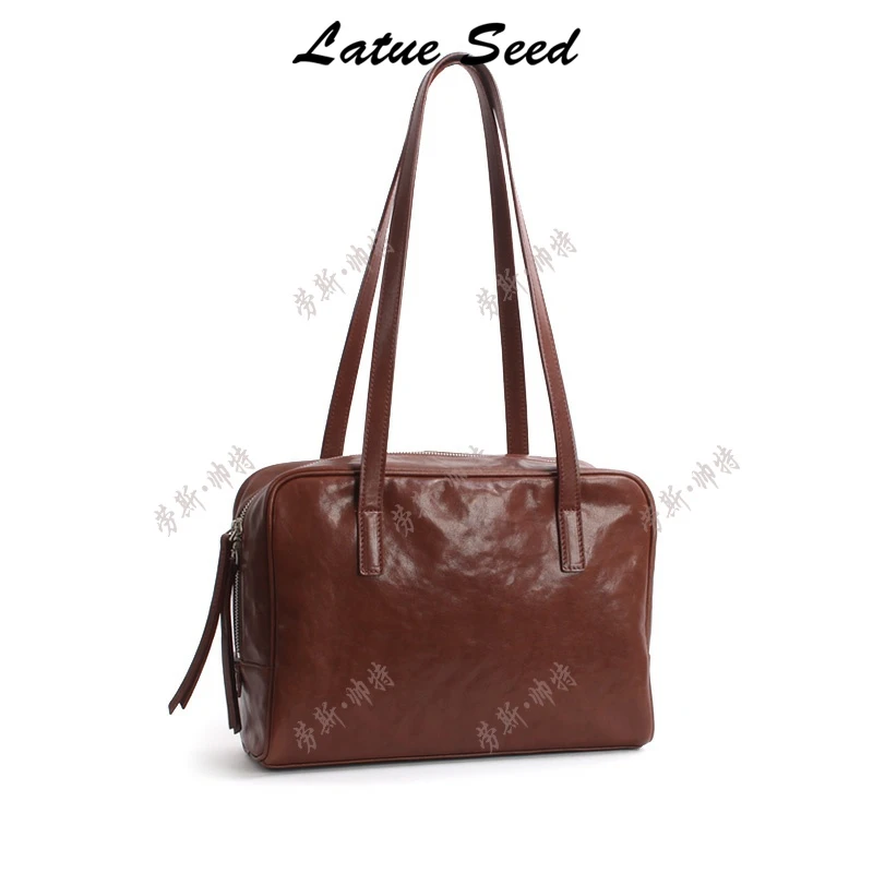 【A176 ·酱香拿铁】新品简约百搭时尚单肩轻便ins休闲女包20691